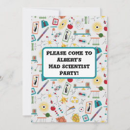 中世紀モダン原子時代STEM物理散乱 招待状
