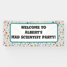 中世紀モダン原子時代STEM物理散乱 横断幕