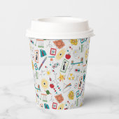 中世紀モダン原子時代STEM物理散乱 紙コップ (裏面)