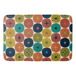 中世紀モダン原子未来レトロパターン バスマット