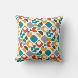 中世紀モダン幾何カラフルレトロ クッション