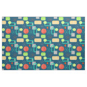 中世紀モダン幾何原子スターバスト ファブリック (ファットクウォーター)