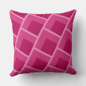 中世紀モダン抽象芸術ピンク クッション (裏面)