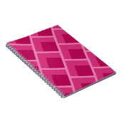 中世紀モダン抽象芸術ピンク ノートブック (右側)