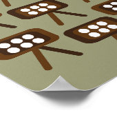 中世紀モダン装飾テレビ ポスター (角)