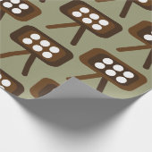 中世紀モダン装飾テレビ ラッピングペーパー (角)