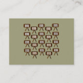 中世紀モダン装飾テレビ 名刺 (正面)