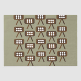 中世紀モダン装飾テレビ 薄葉紙