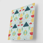 中世紀モダン造幣局 スクエア壁時計 (傾斜)