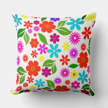 中世紀レトロモダンフローラカラフルパターン