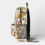 中世紀レトロモダンヴィンテージ中世史 プリントバックパック (右)