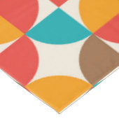 中世紀半カラフル円パターン テーブルクロス (アングル)