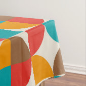 中世紀半カラフル円パターン テーブルクロス (インサイチュ)