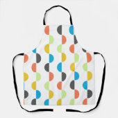 中世紀半モダン円 エプロン (正面)