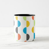 中世紀半モダン円 ツートーンマグカップ (中央)