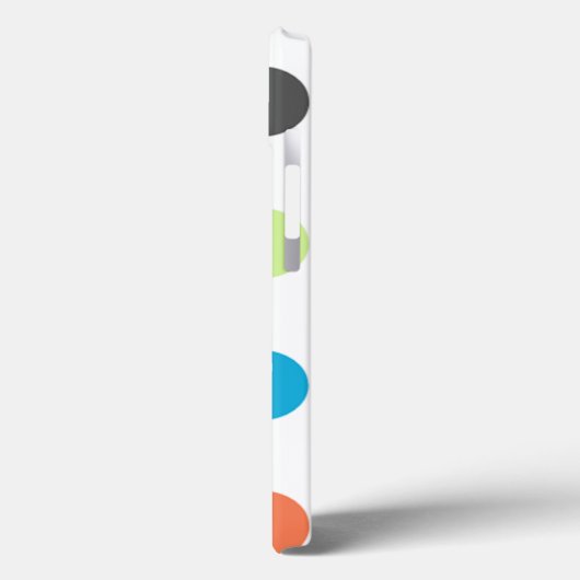 中世紀半モダン円 Case-Mate iPhoneケース (裏面 / 左)