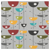 中世紀半月のフローラ ファブリック (クローズアップ)