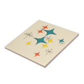 中世紀原モダン子時代スターバスト タイル (側面)