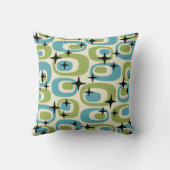 中世紀原子モダンパターン クッション (裏面)