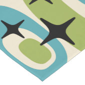 中世紀原子モダンパターン ショートテーブルランナー (コーナー)