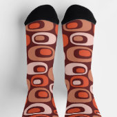 中世紀原子モダンパターン ソックス (上部)