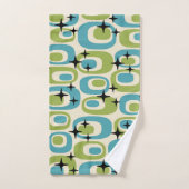 中世紀原子モダンパターン バスタオルセット (ハンドタオル)