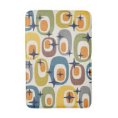 中世紀原子モダンパターン バスマット (正面縦)