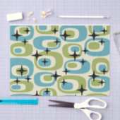 中世紀原子モダンパターン 薄葉紙 (クラフト)