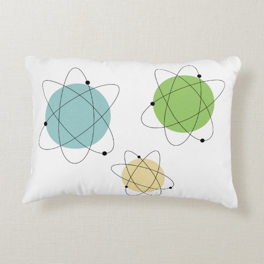 中世紀原子元素モダン アクセントクッション (裏面)