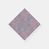 中世紀原子時代の星 スタンダードカクテルナプキン (角)