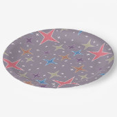 中世紀原子時代の星 ペーパープレート (アングル)