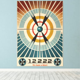 中世紀原子時代の芸術は爆破だった キャンバスプリント