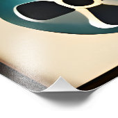 中世紀原子時代の芸術は爆破だった フォトプリント (角)