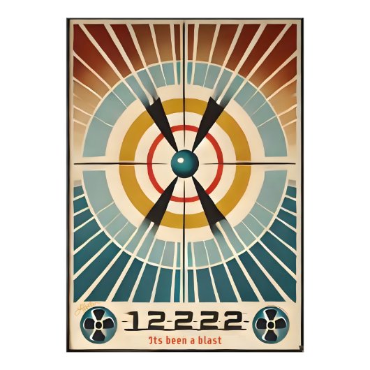 中世紀原子時代の芸術は爆破だった フォトプリント (正面)