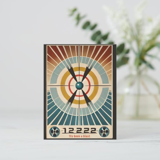 中世紀原子時代の芸術は爆破だった ポストカード (スタンド正面)