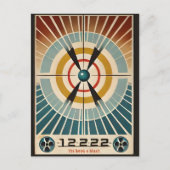 中世紀原子時代の芸術は爆破だった ポストカード (正面)