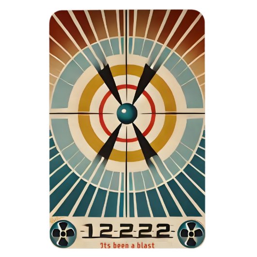 中世紀原子時代の芸術は爆破だった マグネット (縦)