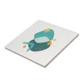 中世紀原子時代抽象芸術17装飾用クッション タイル (側面)