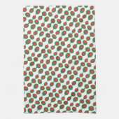 中世紀型オリーブ キッチンタオル (縦)