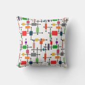 中世紀大モダン格子 クッション (正面)