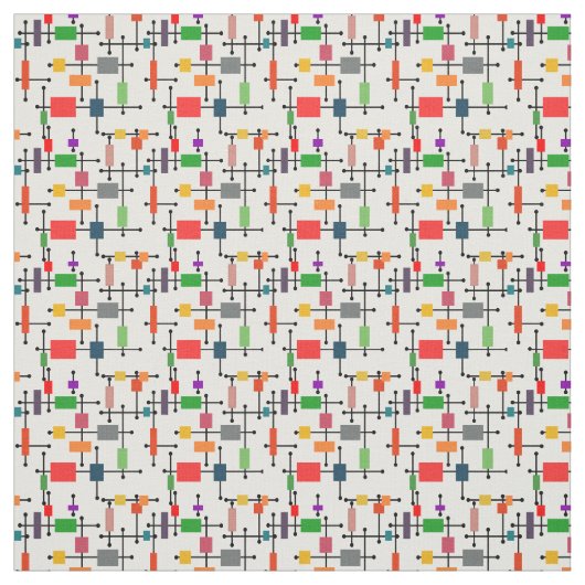 中世紀大モダン格子  ファブリック (見本)