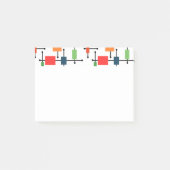 中世紀大モダン格子 ポストイット (正面)