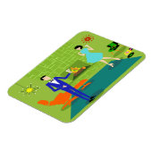 中世紀対モダンフレキシブル磁石 マグネット (左側)