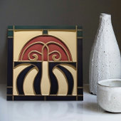 中世紀抽象芸術工芸運動 タイル