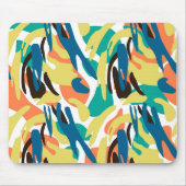 中世紀数々の色のモダン マウスパッド (正面)