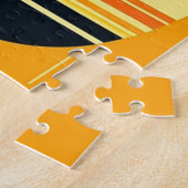 中世紀猫モダンアート:抽象芸術の形 ジグソーパズル (側面)