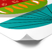 中世紀美術モダンインスパイアポスター半月 ポスター (角)