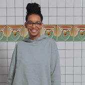 中世紀花シンメトリー美術工芸品運動 タイル