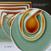 中世紀花シンメトリー美術工芸品運動 タイル