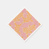 中世紀花モダン柄 スタンダードカクテルナプキン (角)